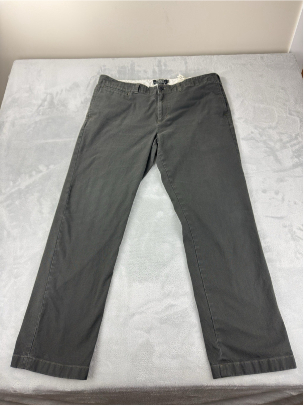 Cc Filson Charcoal Grey Draftsman Canvas Chino Pants Trim Fit Men 38 W X 31 L